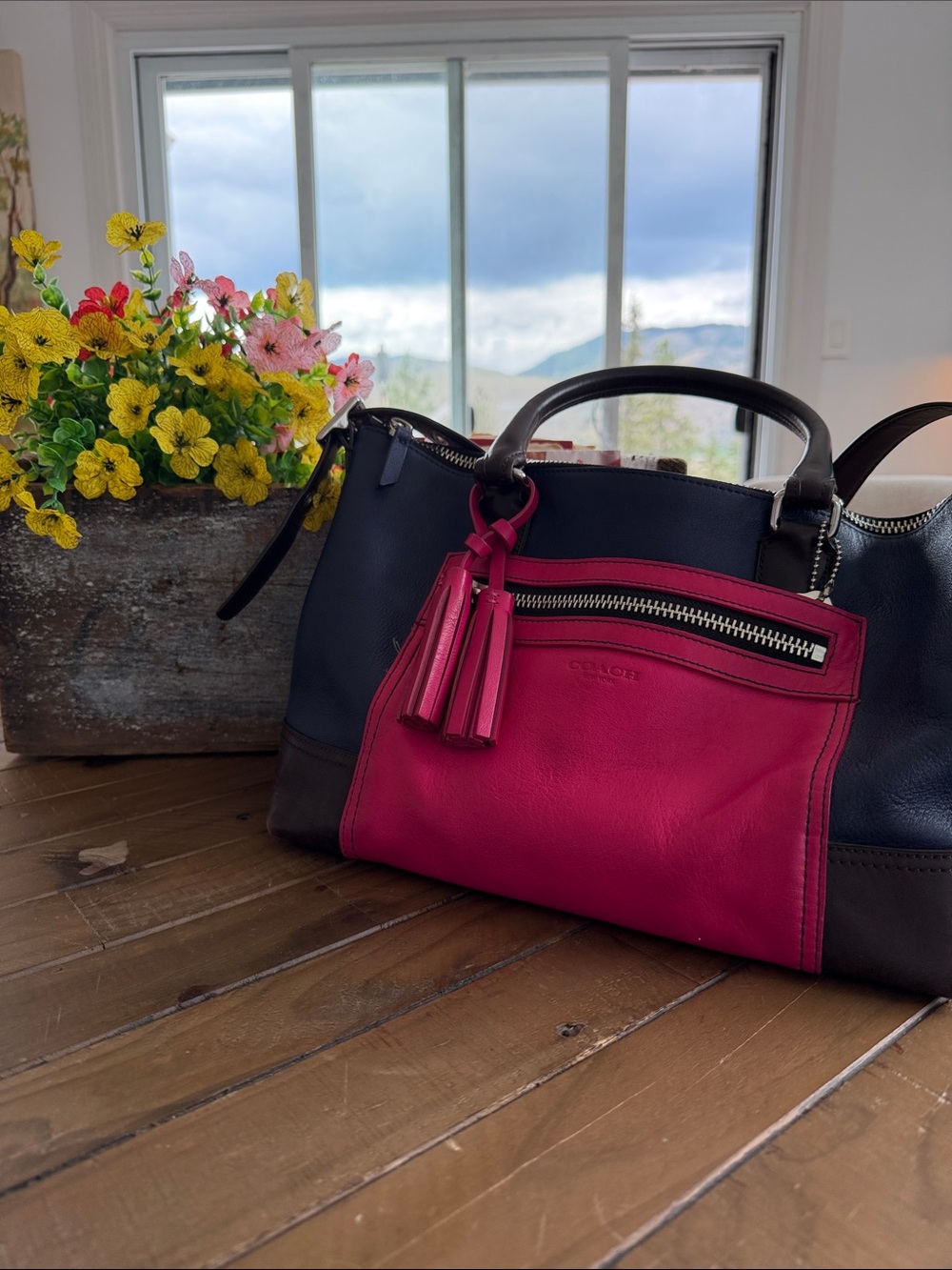 Stunning Vintage Coach Legacy Molly Satchel in Graphite
